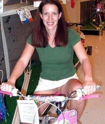 Upskirt Bicycle And Bike