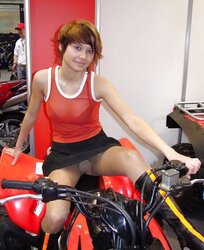 Upskirt Bicycle And Bike