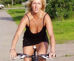 Upskirt Bicycle And Bike