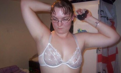 Sarah Anne disrobes, stretches, and plays.
