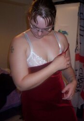 Sarah Anne disrobes, stretches, and plays.