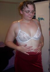 Sarah Anne disrobes, stretches, and plays.