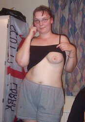 Sarah Anne disrobes, stretches, and plays.