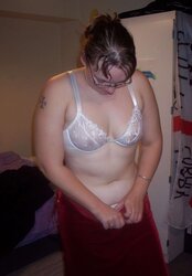 Sarah Anne disrobes, stretches, and plays.
