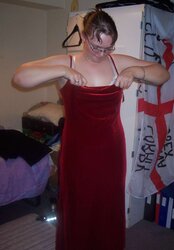 Sarah Anne disrobes, stretches, and plays.