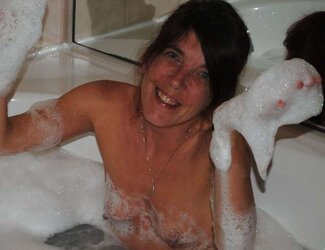 Enormous Nips In Warm Bath