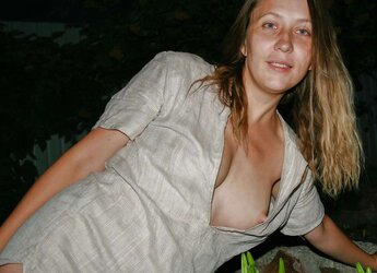 The Hottest - downblouse, down half-shirt, nip slide, nipple glide