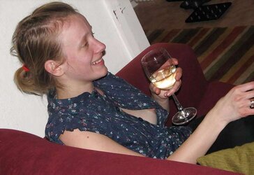 The Hottest - downblouse, down half-shirt, nip slide, nipple glide