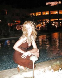 The Hottest - downblouse, down half-shirt, nip slide, nipple glide