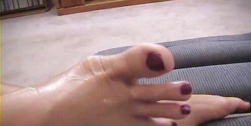 Janet mason footjob