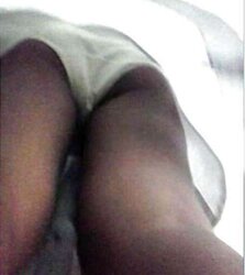 BOSO uber-cute nurse thong while paying food