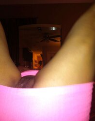 Pinkish n white upskirt latin cootchie camel toe high-heeled slippers