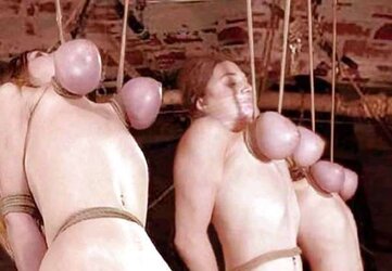 Boobies in restrain bondage