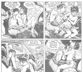 Some adult fuckfest comics images Dark-Hued and white