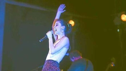 Lena Meyer-Landrut GEILES Unterhemd und Leopard-Rock