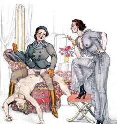 female domination-SADISM & MASOCHISM-Cartoon