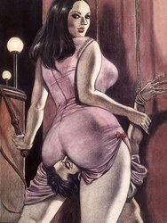 female domination-SADISM & MASOCHISM-Cartoon