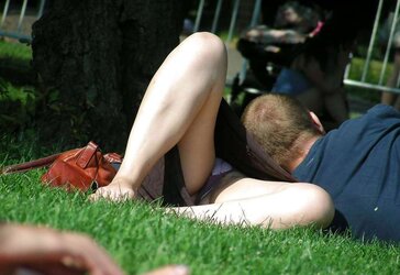 Park upskirt