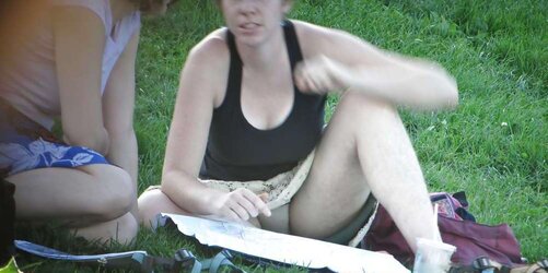 Park upskirt