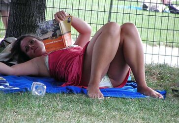 Park upskirt