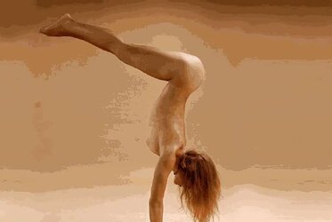 Yoga - erotic art photos