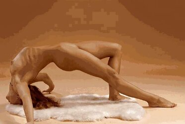 Yoga - erotic art photos