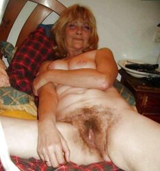 Horney moist granny labia
