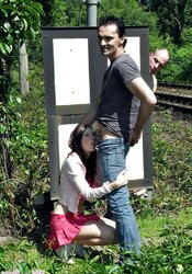 RAILWAY THE PLACE WONDERFUL MATURE MUMMY DOGGING TO SPUNK