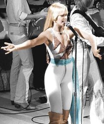 Agnetha faltskog - on and of stage