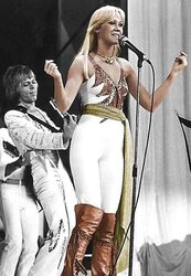 Agnetha faltskog - on and of stage