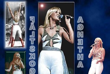 Agnetha faltskog - on and of stage
