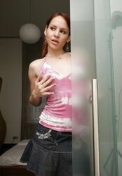 Mother and not her daughter lesbo play after shower