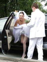 Wedding-Bride upskirt