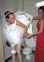 Wedding-Bride upskirt