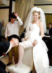 Wedding-Bride upskirt