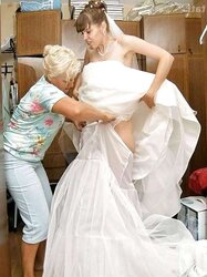 Wedding-Bride upskirt