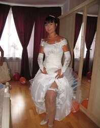 Wedding-Bride upskirt