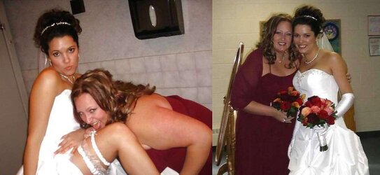 Wedding-Bride upskirt