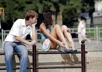 Scorching Russian upskirt!