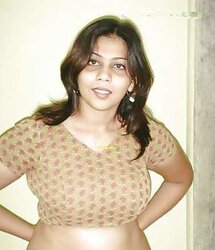 Desi Big-Chested Chicks-Ample Donk in Crimson Hooter-Sling Thong