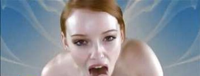 Redhead Kloe Kane providing oral jobs