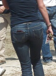 Super-Cute Booty in Blue Denim