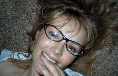 Smiley Face Facial Cumshot