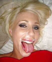 Smiley Face Facial Cumshot