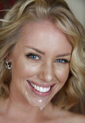 Smiley Face Facial Cumshot