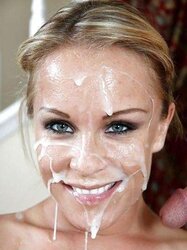 Smiley Face Facial Cumshot
