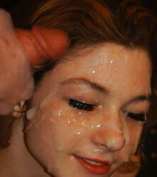 Smiley Face Facial Cumshot