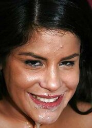 Smiley Face Facial Cumshot