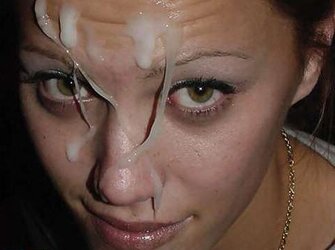 Smiley Face Facial Cumshot