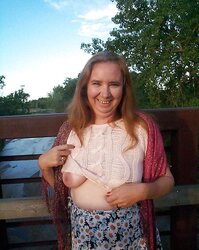 Mature Demonstrating in Public Park
